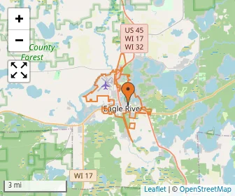 Area schools map